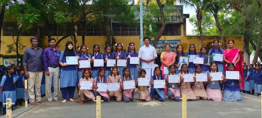 பாலக்கோடு அரசு மகளிர் மேல் நிலைப் பள்ளி : கல்வித் துறை அமைச்சர் அன்பில்மகேஷ் பொய்யாமொழி திடீர் ஆய்வு !!!